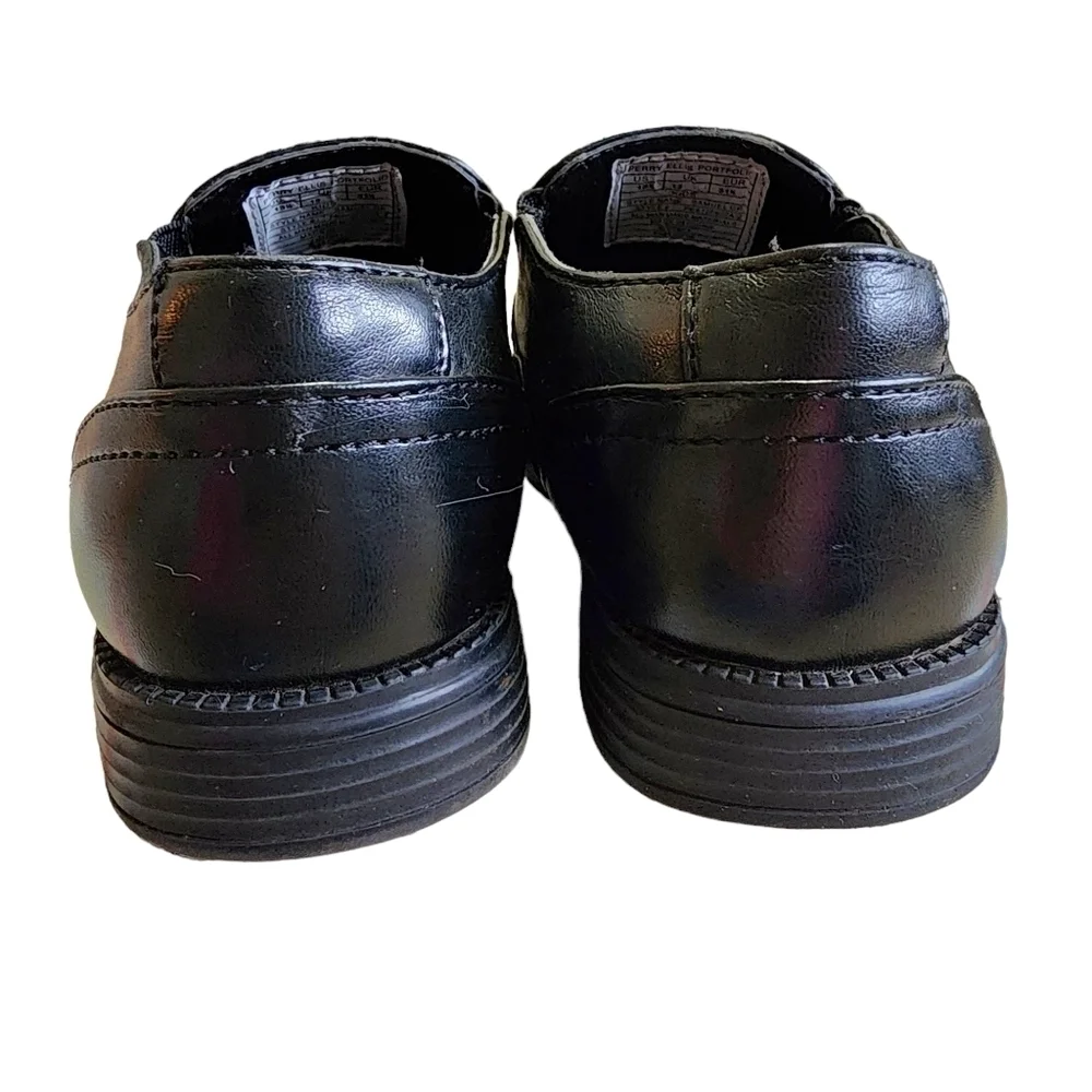 Perry Ellis Slip-on Dress Black Loafer - 13.5